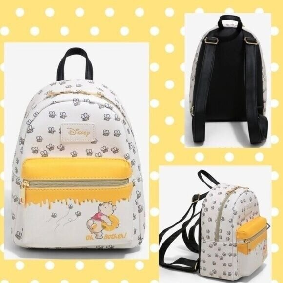 Disney Loungefly Mini Backpack Winnie the Pooh - Picture 1 of 13